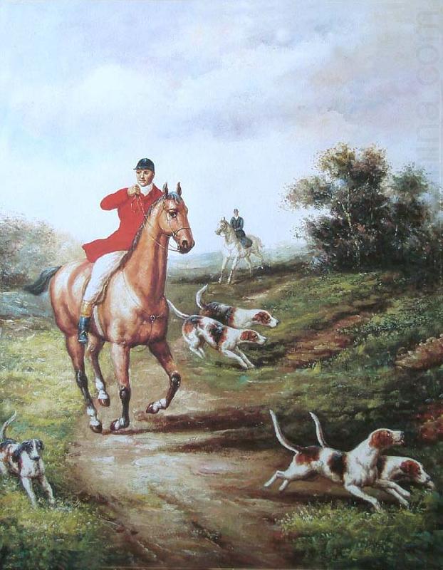 Hunting, unknow artist